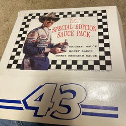 Nascar Nib Special Edition 43 Sauce Pack And Tshirt