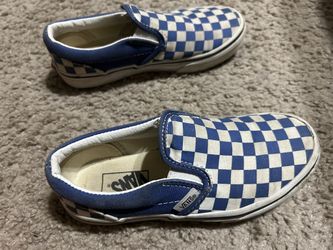 Blue Checker Vans
