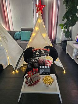🖤🍿🤍🎬Movie Themed TeePee Slumber Parties 🎬 🤍🍿🖤
