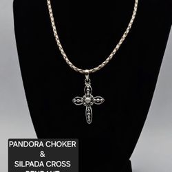 Pandora & Silpada Necklace