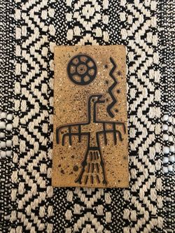 Terra-cotta vintage hand made wall art 