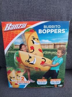 BRAND NEW BOX BURRITO BOPPERS 2 BOPPERS INCLUDED