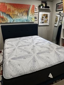 Queen-size Matteess With Frame