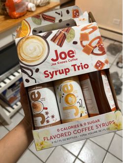 Joe Coffee Flavored Syrup Trio