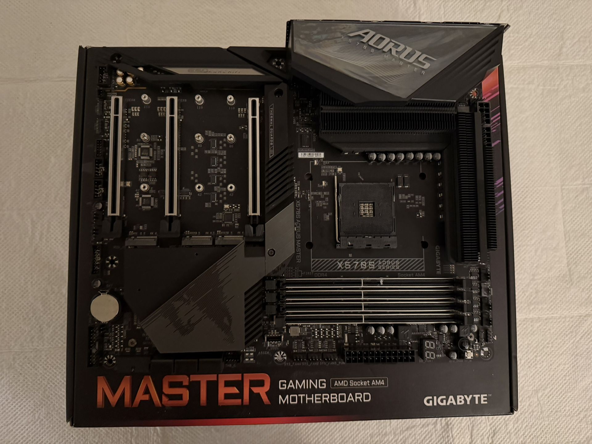 AMD GIGABYTE X570S AORUS Master Gaming Motherboard