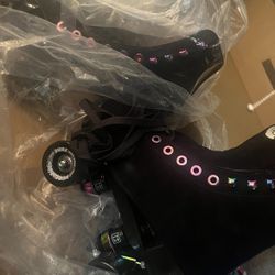 VNLA LUNA ECLIPSE INDOOR ROLLER SKATE Women's Size 7 Roller Skates Black