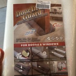 New In Packet Under Door Draft Excluder 