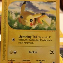 Pikachu Pokémon Expedition Moderately Played