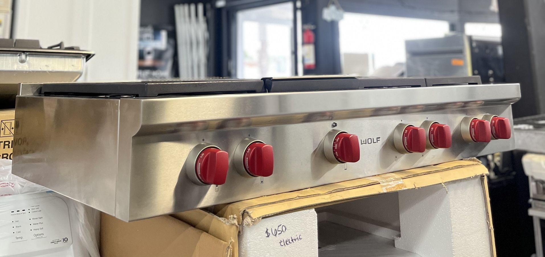 Wolf 48” Gas Stainless Steel Gas RangeTop