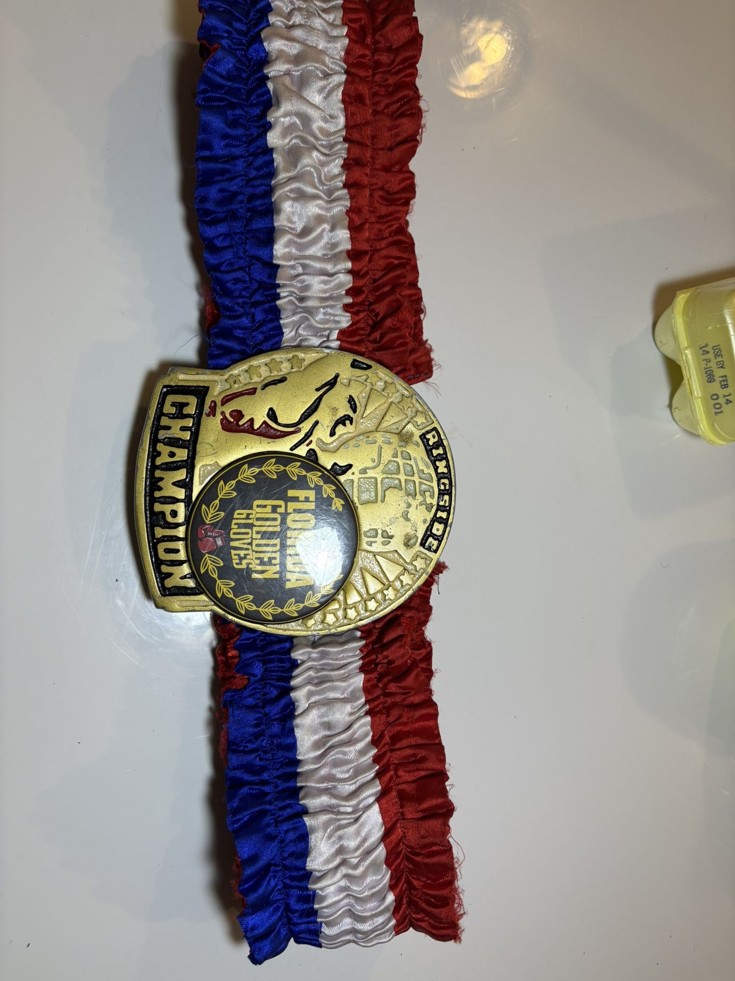 Golden Gloves Champion Belt