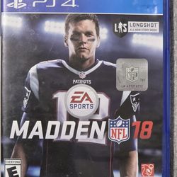 MADDEN 18 FOR THE PS4 