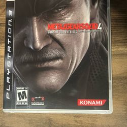 Metal Gear Solid 4 PS3