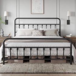 Black King Bed Frame 611253 (We Have 2 Available - Price Is Per)