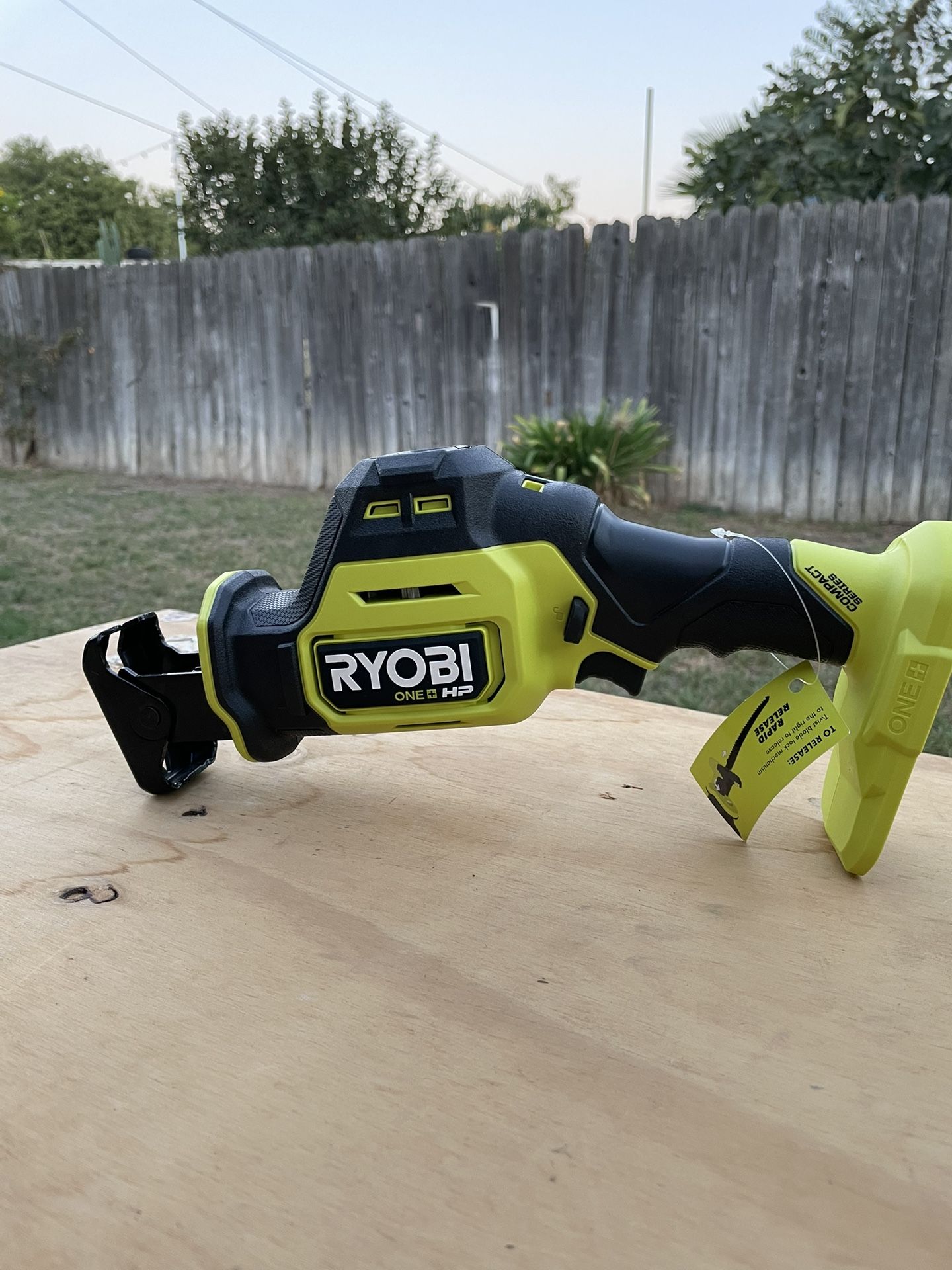 Ryobi Cordless Brushless Hp 18v One Hand Reciprocating Saw Tool Only