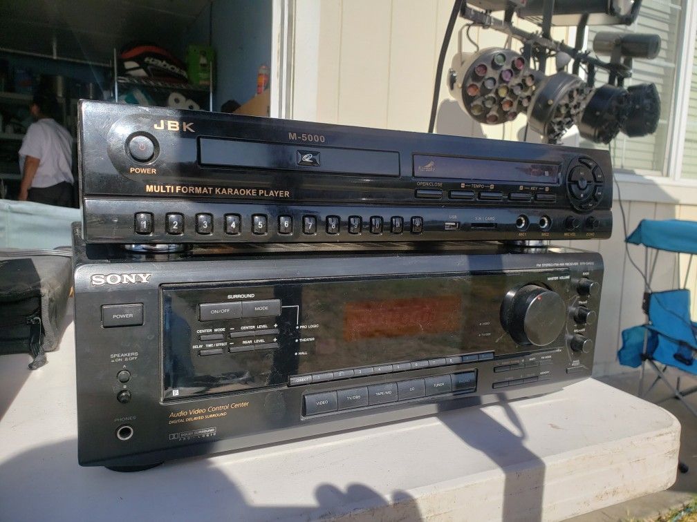 Bose Speakers, JBK Karaoke Player and Sony Receiver for Sale in Lathrop
