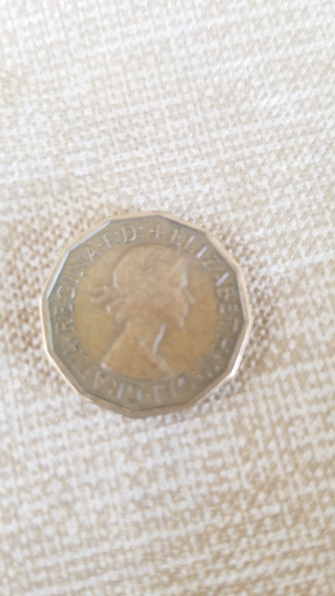 1965 3 Pence coin...make offer