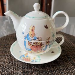 Peter Rabbit Tea for One Teapot & Cup