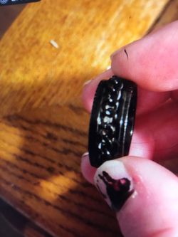Size 7 titanium steel band