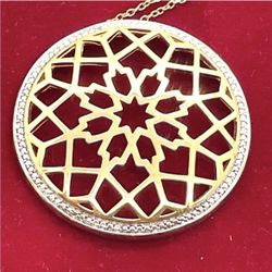 Sterling Vermeil Designer Necklace 