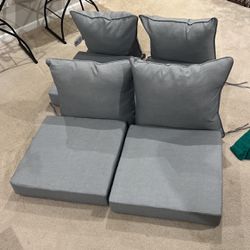 Outdoor Furniture Cushions & Pillows- NEVER USED