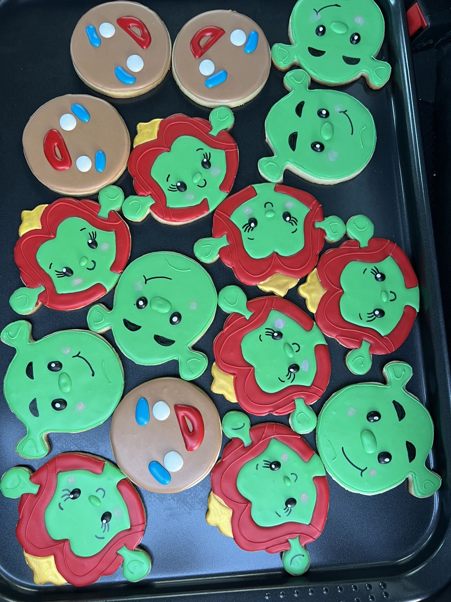 Shrek Cookies/ Sugar Cookies
