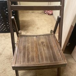 Wooden Foldable Chair