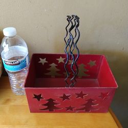 Metal Christmas Basket