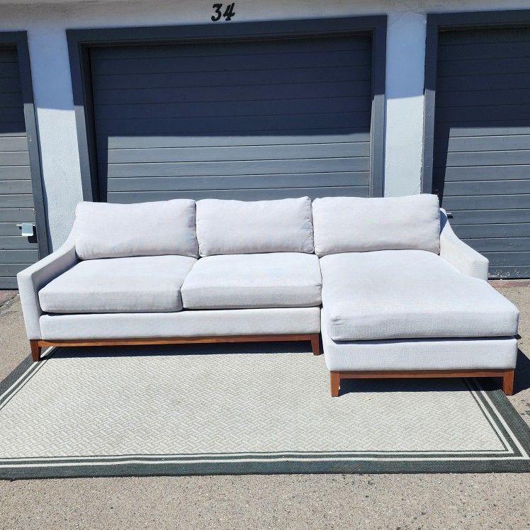 Grey Living Spaces Sectional Couch