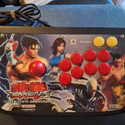 Tekken 5 Anniversary Playstation 2 Arcade Game Console With Joystick 