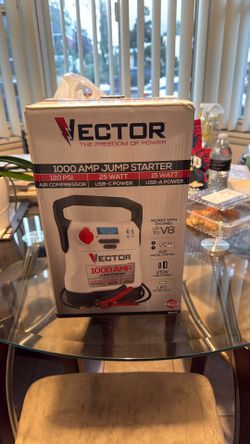 VECTOR CAR 1000 Amp JUMPSTARTER $75