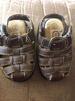 Brown Toddler shoes size 2