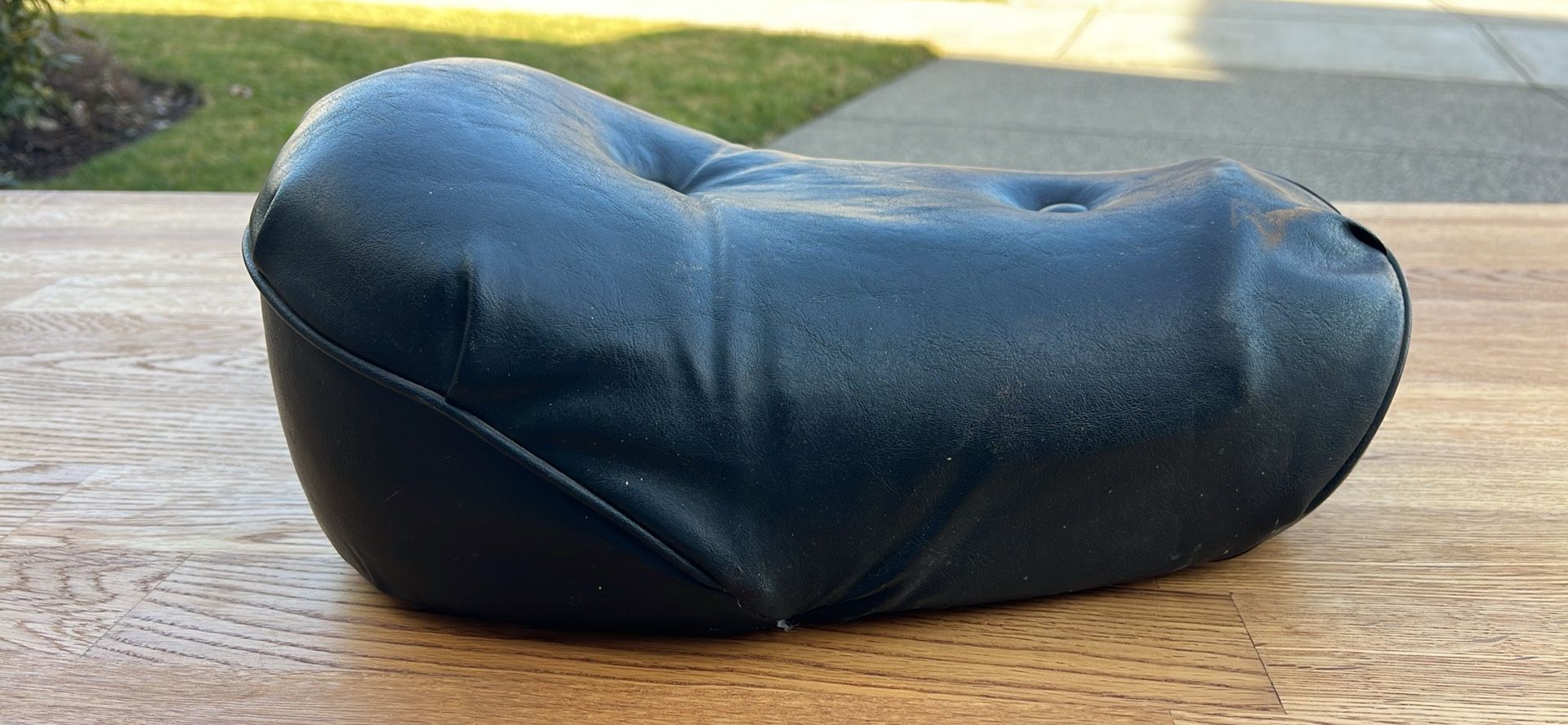 Harley Black Leather Seat
