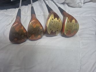 Old  Grand Slam golf clubs