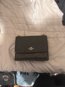 Coach Brown Signature Crossbody Bag