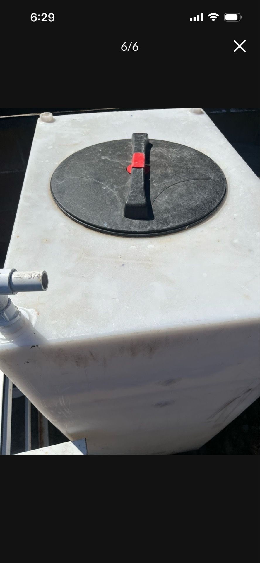 100 gallon water tank