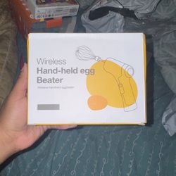 Wireless Handheld Electric Egg Beater/Whisk - Rechargeable Mixer