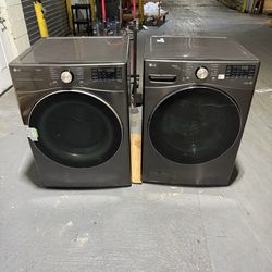 27” new LG front load washer dryer electric