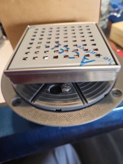 new shower drain