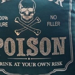 Pick Your Poison Besazzlwd Pillow New