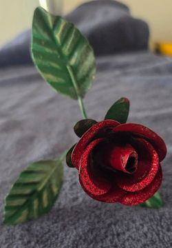 Small metal rose