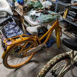 Orange Woman's Cruiser Bike For Sale