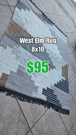 West Elm Rug 8x10 8 