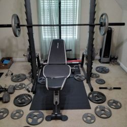 Gym  Equipment  Complete  In Good Condition 
