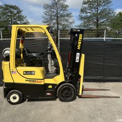 2007 Hyster S50FT 5,000lb 3-Stage Mast LPG Propane Forklift Cushion - 6173 Hours