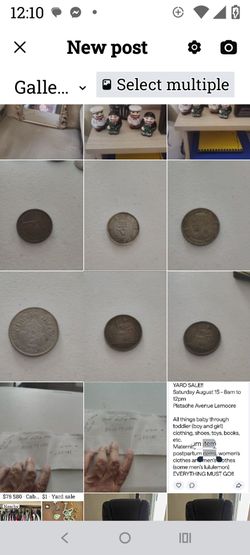Old coins and tokens