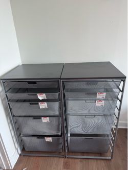Large ELFA Shelves With Tops