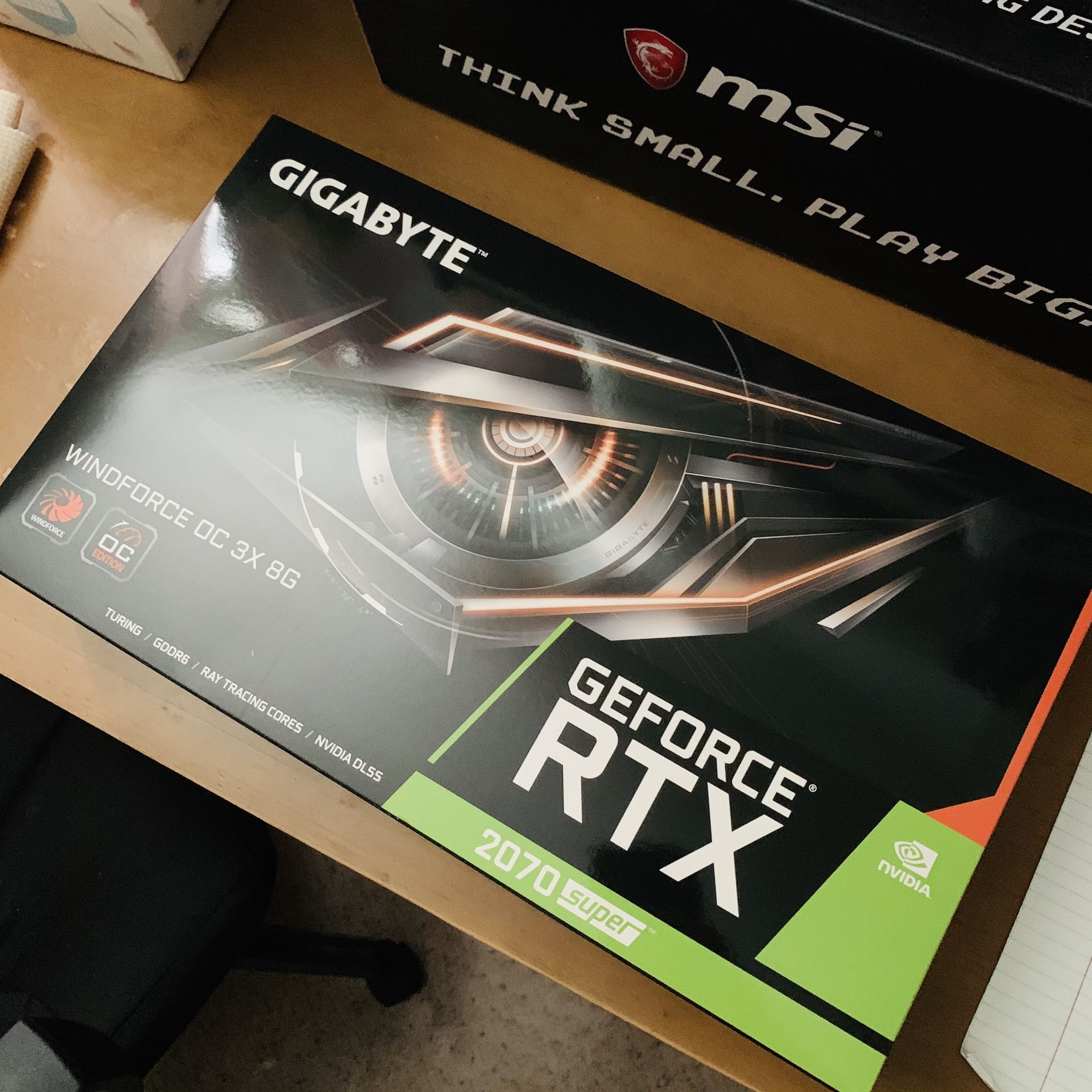 Gigabyte RTX 2070 SUPER 8gb GPU - Never Opened - NO TRADES