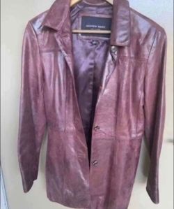 Leather jacket