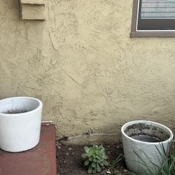 Two Large Plant Pots