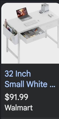 White desk